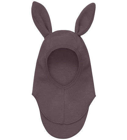 Huttelihut Elefanthue - Uldfleece - 1-lags - Raisin m. ?rer