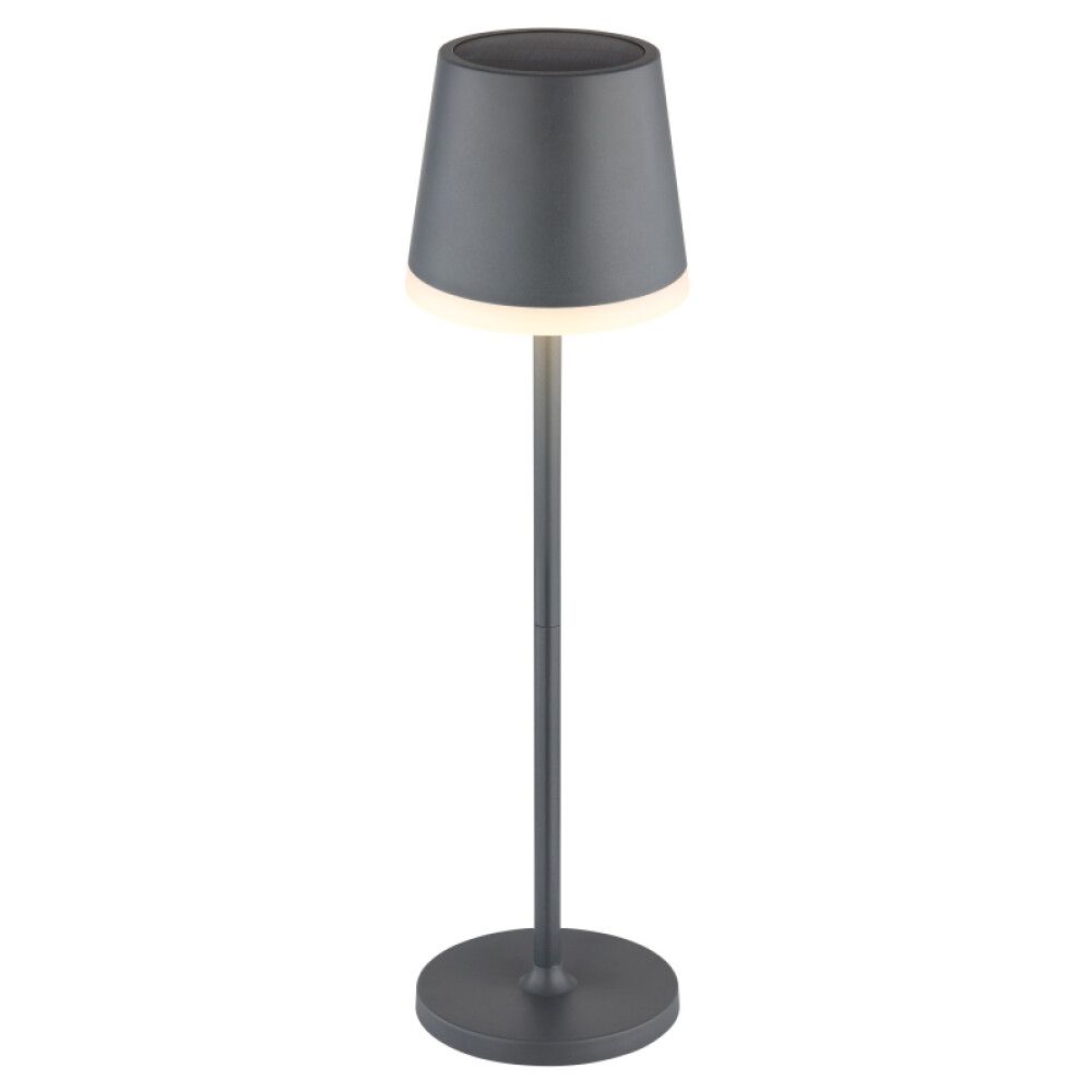 SOLCELLELAMPE GLOBO LIGHTNING METALL ANTRASITT
