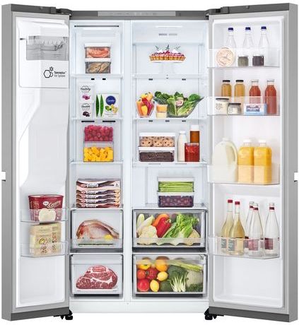 LG GSLC40PYPE - Amerikaanse Koelkast - Zilver - Inhoud 638 Liter