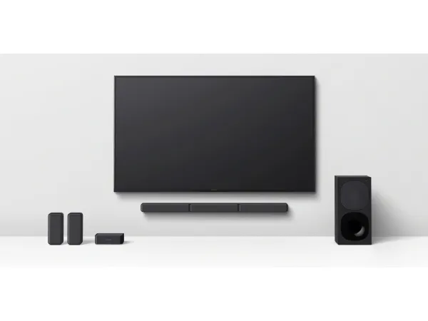 Sony HT-S40R - Lydbarsystem - til hjemmebiograf - 5.1-kanal - trådløs - Bluetooth - 600 Watt (Total)