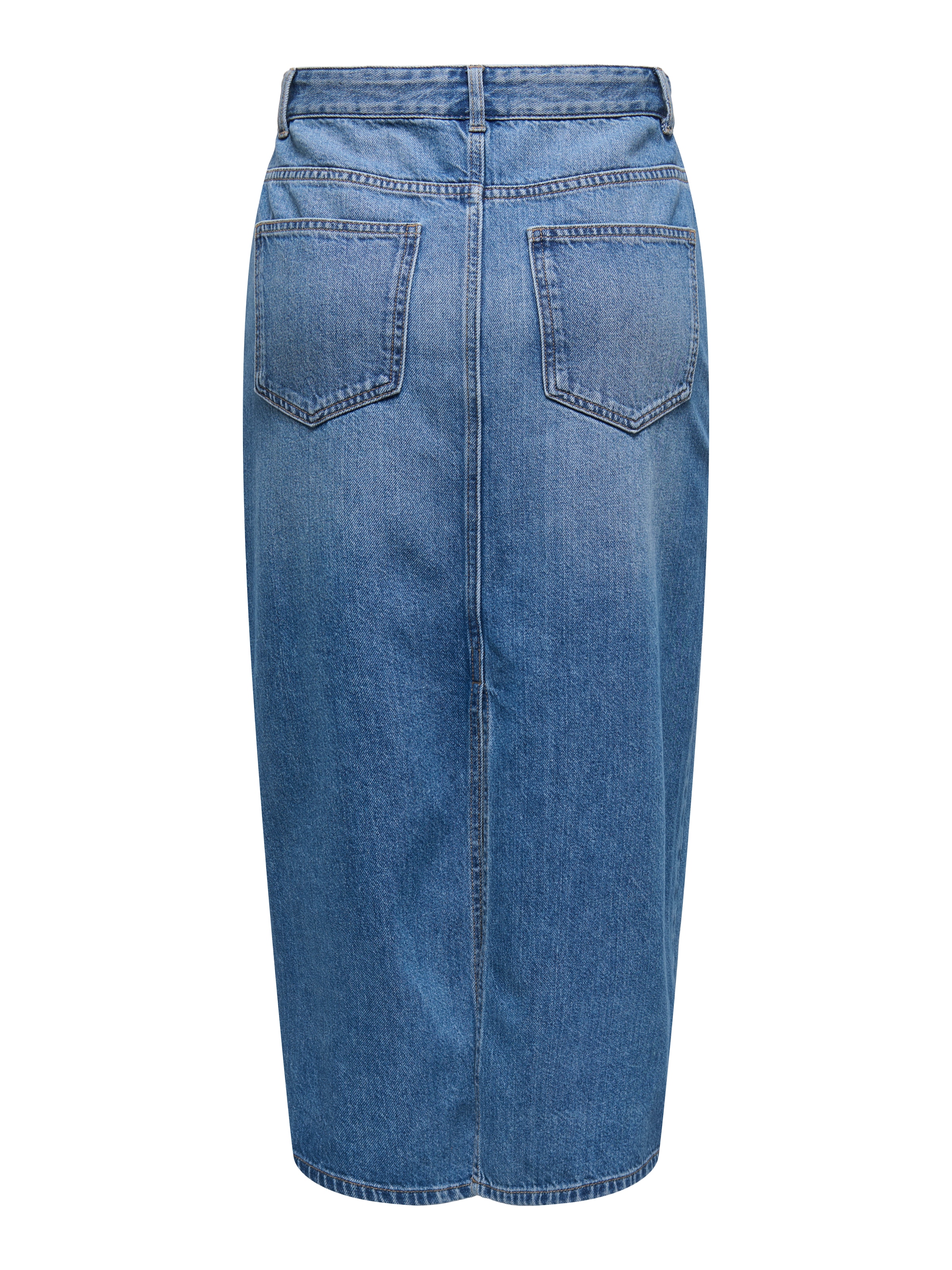 ONLY Jeansrock »ONLLUMI – Jeansrock mit Rückenschlitz für moderne Looks« modisch, Denim, regular fit, Baumwolle