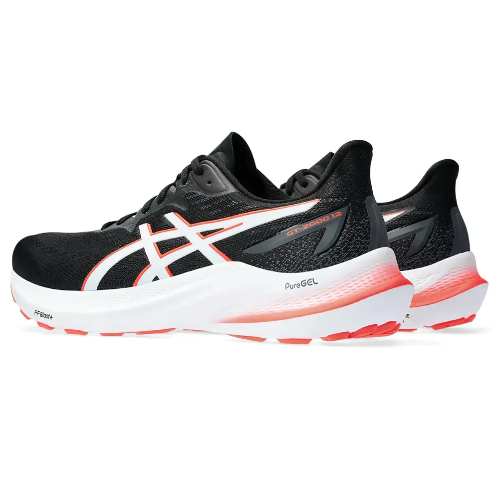 ASICS GT-2000 12 Hardloopschoenen Zwart/Oranje Heren