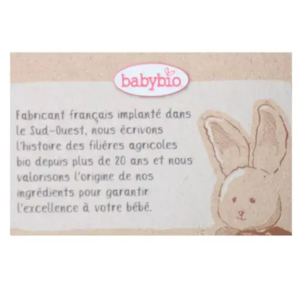 Babybio Desserts Végétaux Gourde Brassé Lait de Coco Pomme Poire +6m Bio 4 x 85g