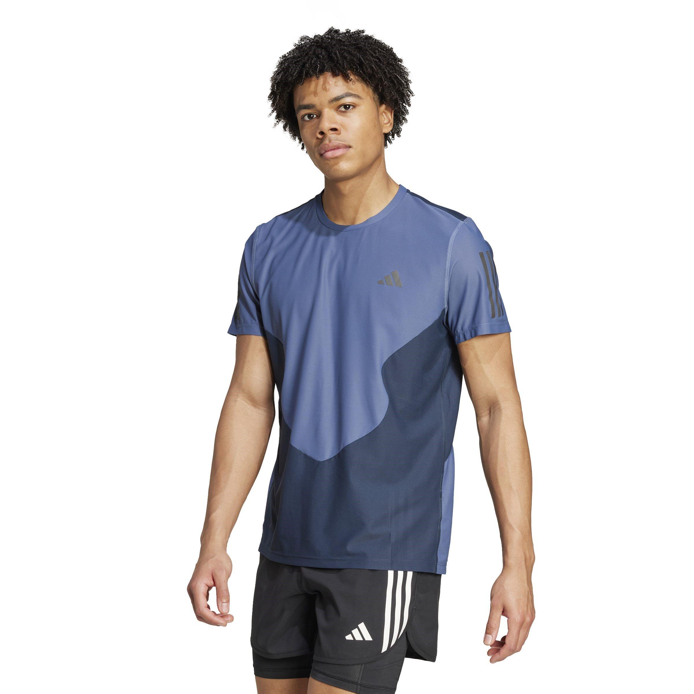 adidas Own the Run Colourblock AEROREADY T Shirt Mens