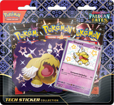 Pokémon Scarlet & Violet Paldean Fates Tech Sticker Collection Samlekort Blandet