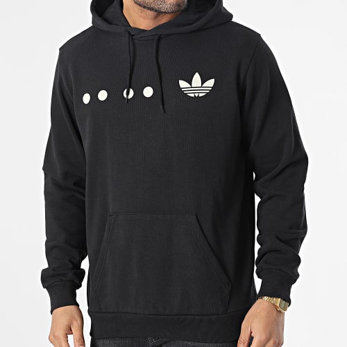 Sweat Capuche Logo HK2761 Noir