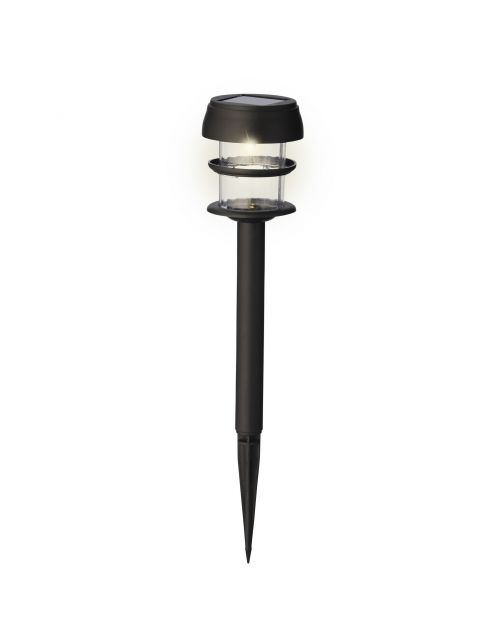 Lumineo Solar Tuinlamp - Tuinverlichting - 24 cm Zwart 1 led
