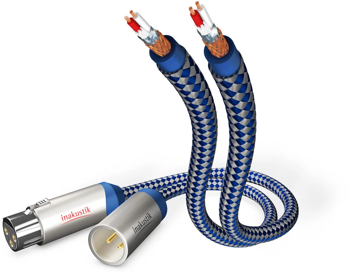 Inakustik Premium Audio XLR (2 x 3 m) Câbles symétriques XLR