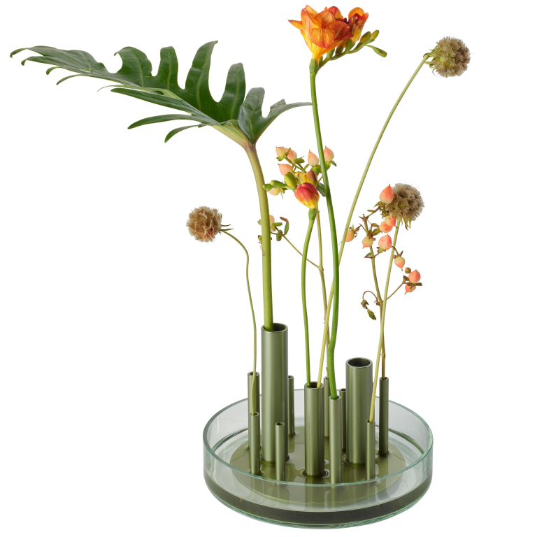 Fritz Hansen Ikeru vaas low Forest Green