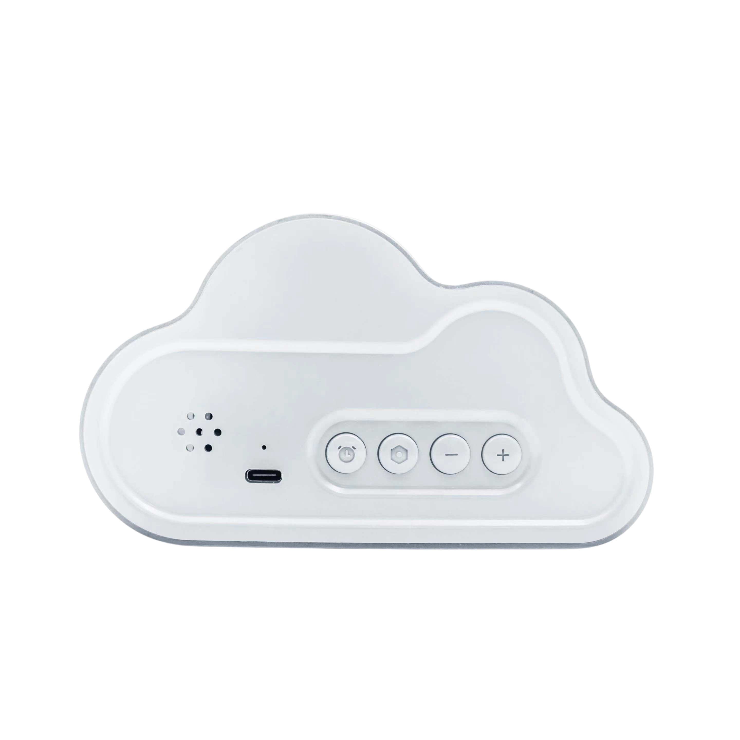 Digitaler Wecker Wolke White
