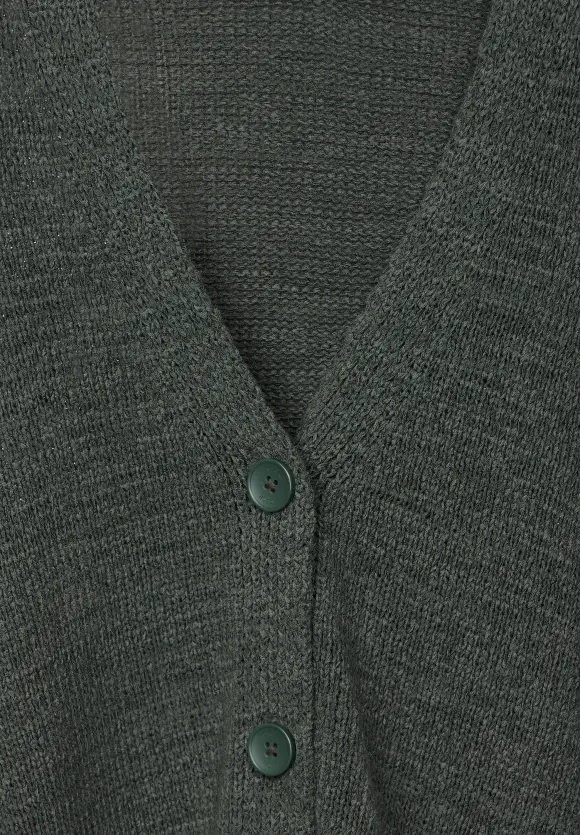 Strickmix Cardigan - strong khaki