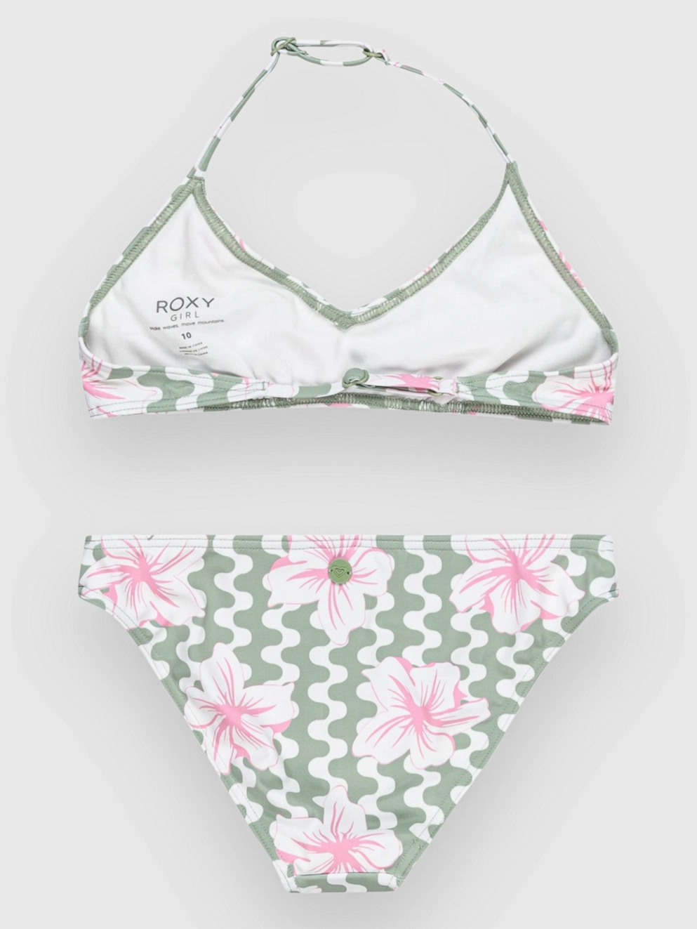 Roxy Party Waves Kids Bikini basil party waves rg