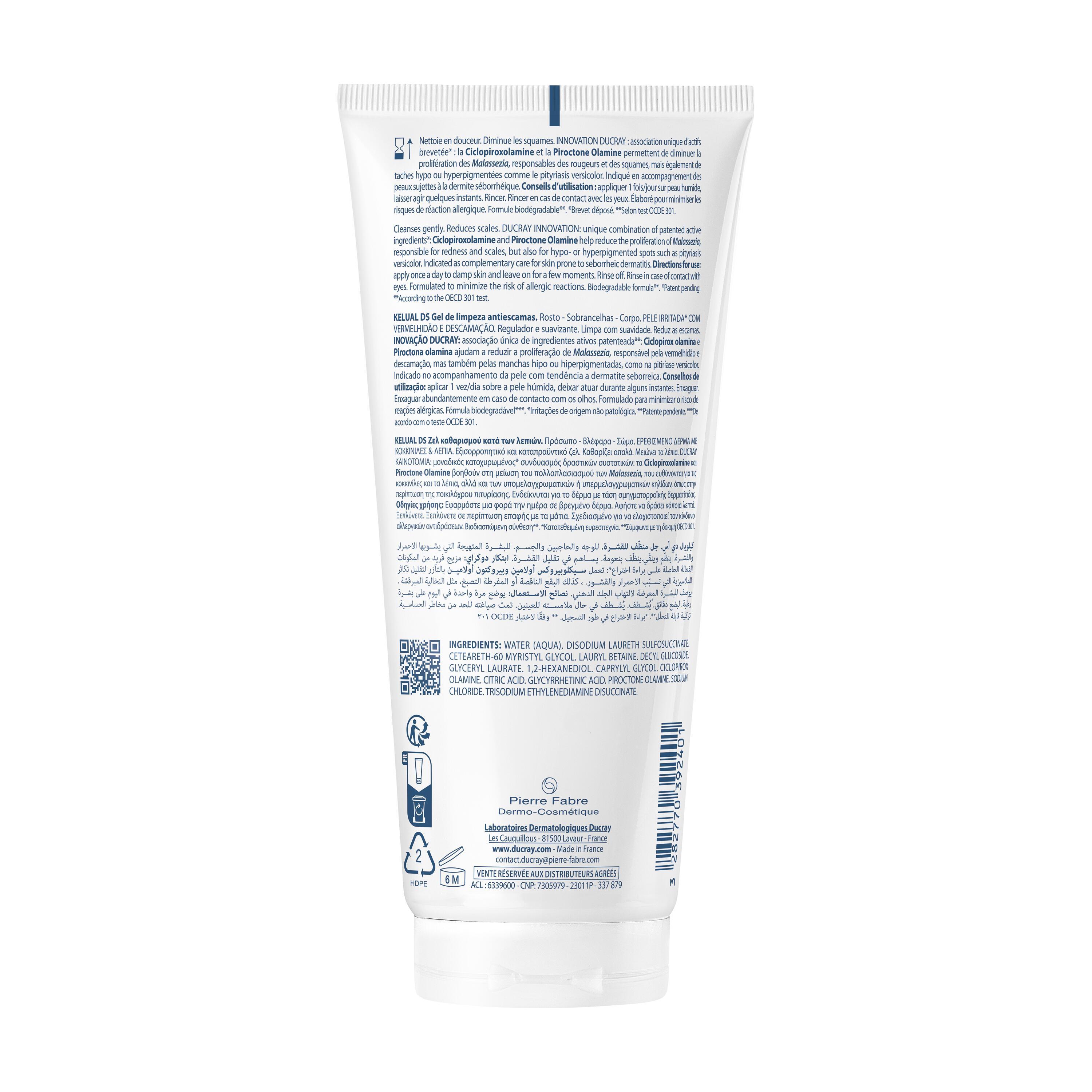DUCRAY KELUAL DS Reinigungsgel<br>200 ml, Gel