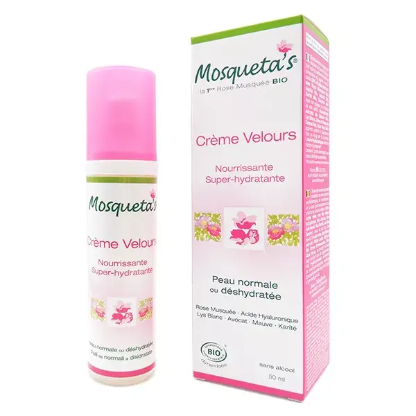 Mosqueta's Crème Velours Super Hydratante Bio 50ml
