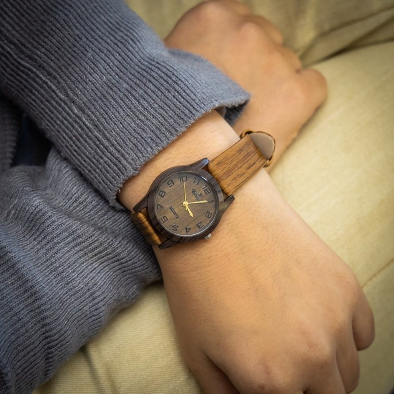 Montre Femme CHTIME bracelet Cuir Marron