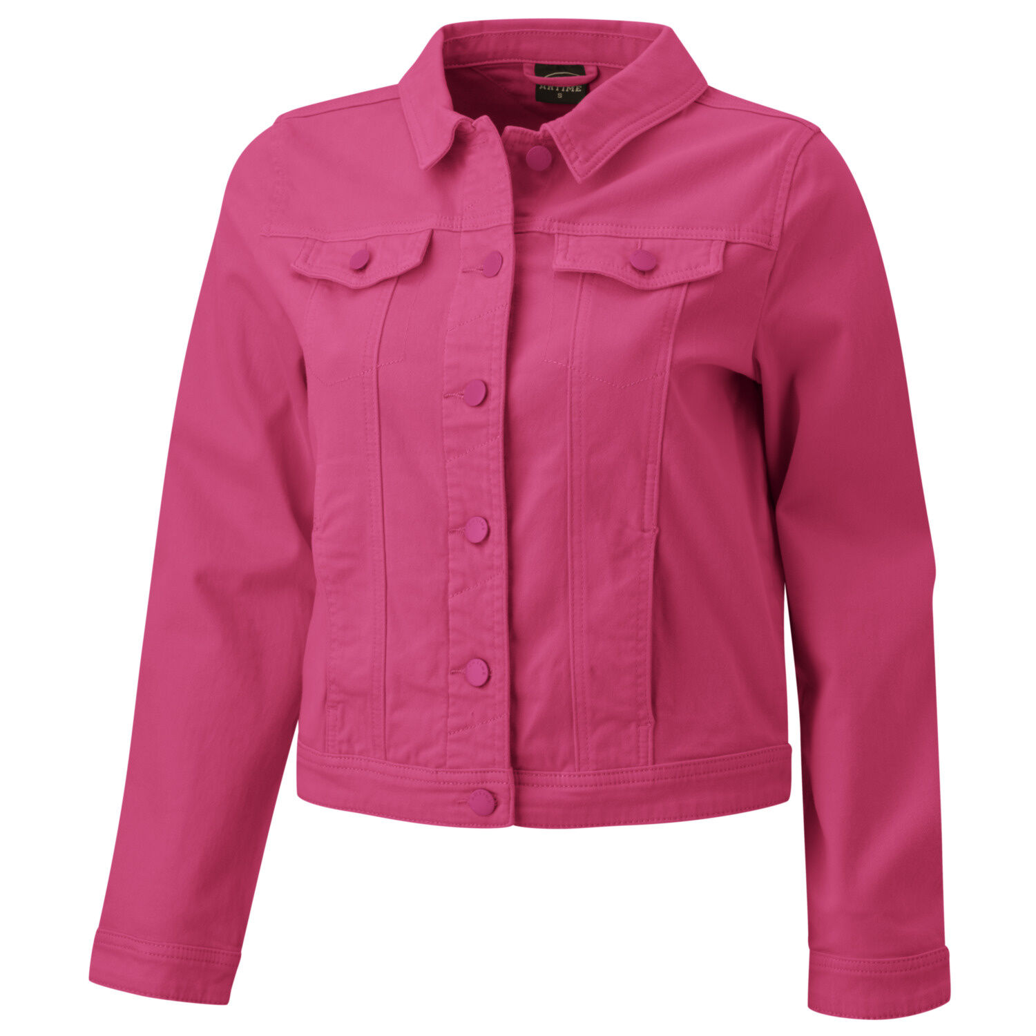 Leichte Jeansjacke in Sweat-Qualität.