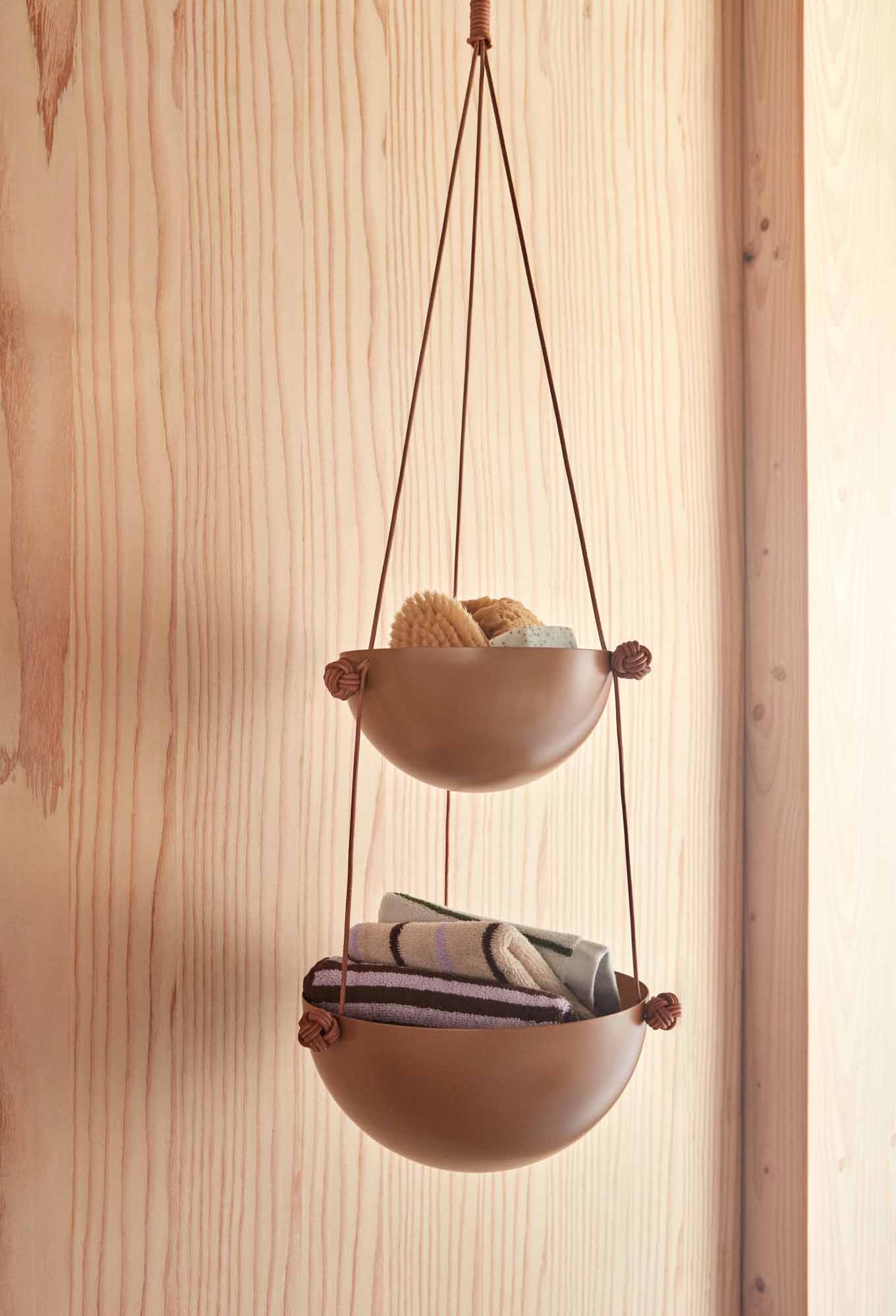 Gant de toilette en coton organique | Marron