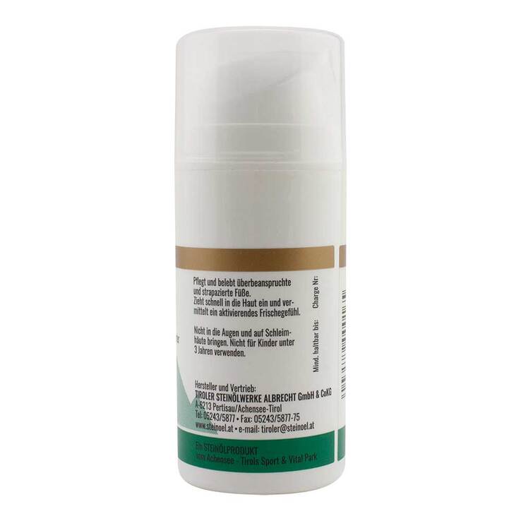 Tiroler Steinöl Fußbalsam, 100 ml