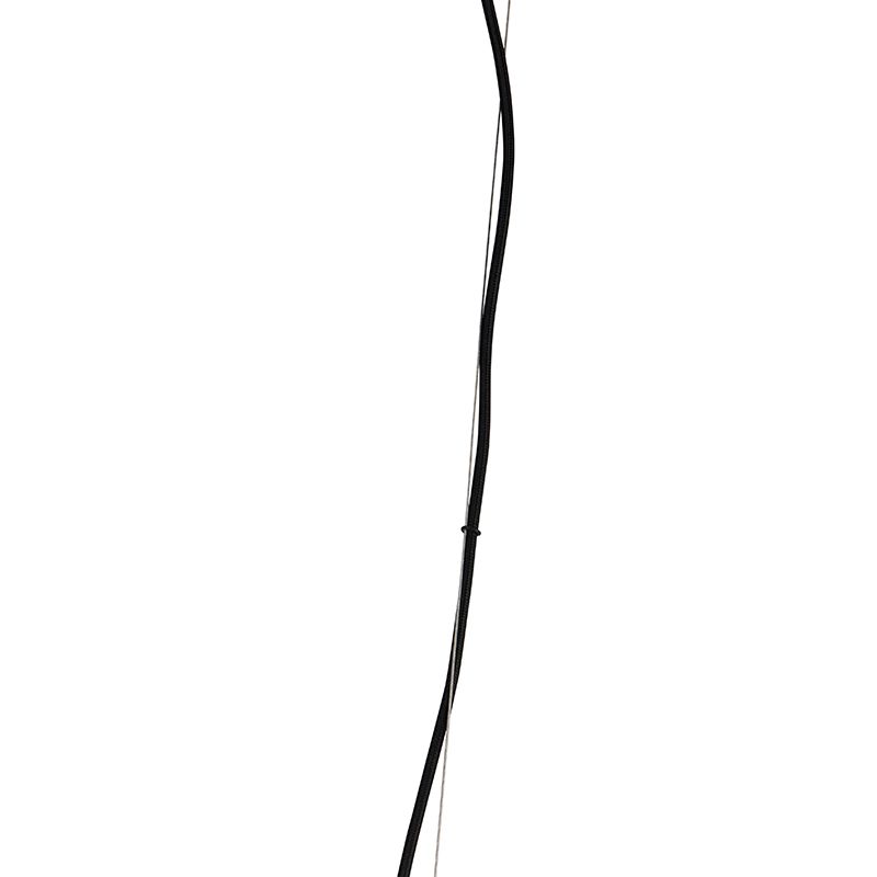 Design ronde hanglamp zwart 50 cm - Dos
