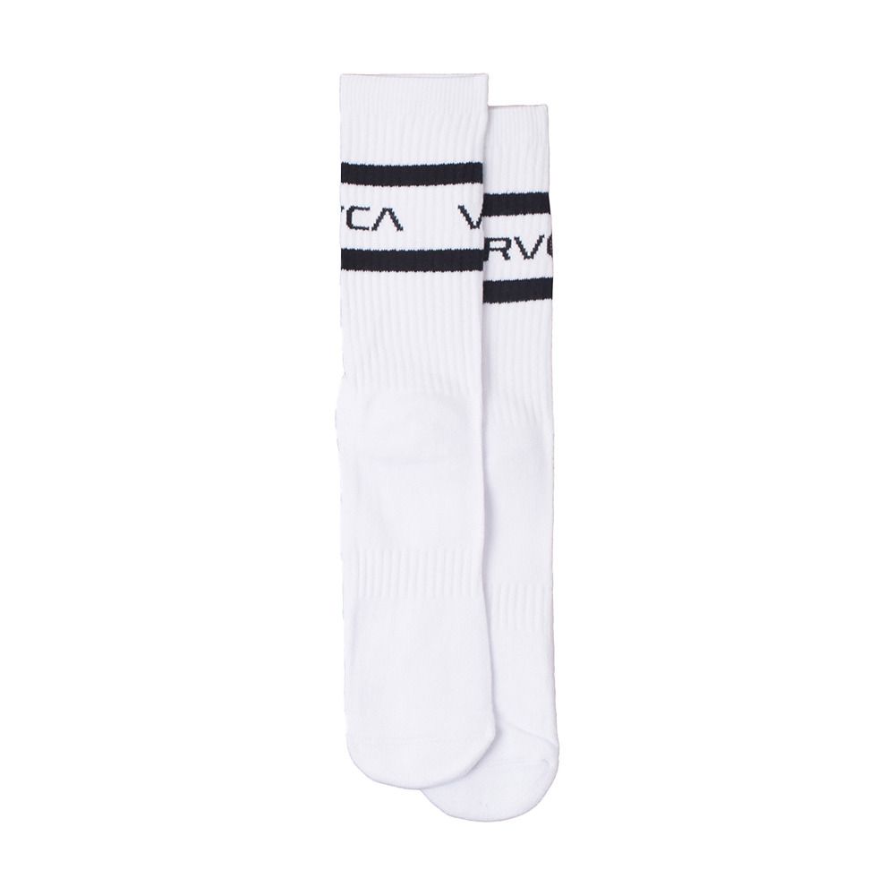 Rvca STRIPED CREW - Chaussettes x2 Homme white