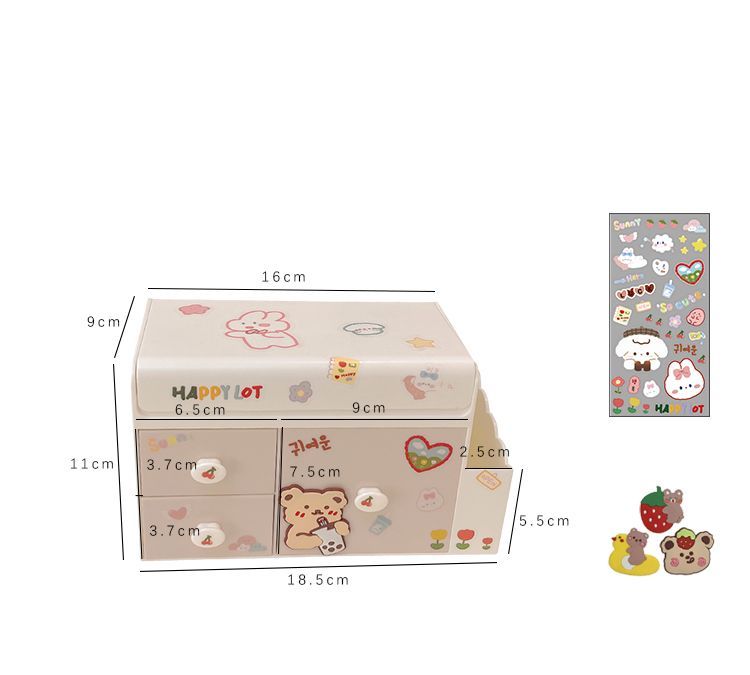 Chimi Chimi - Bureau-organizer van kunststof
