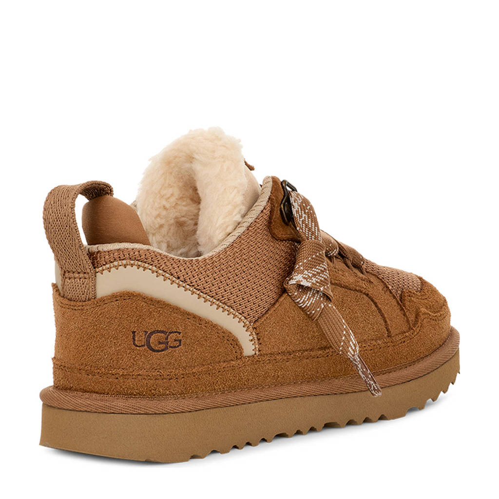 UGG K Lowmelsuède veterboots chesnut