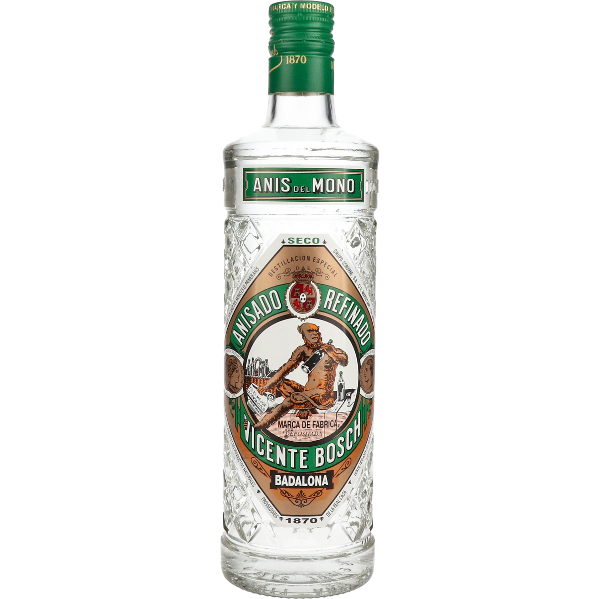 Anis Del Mono Seco Green 70 cl