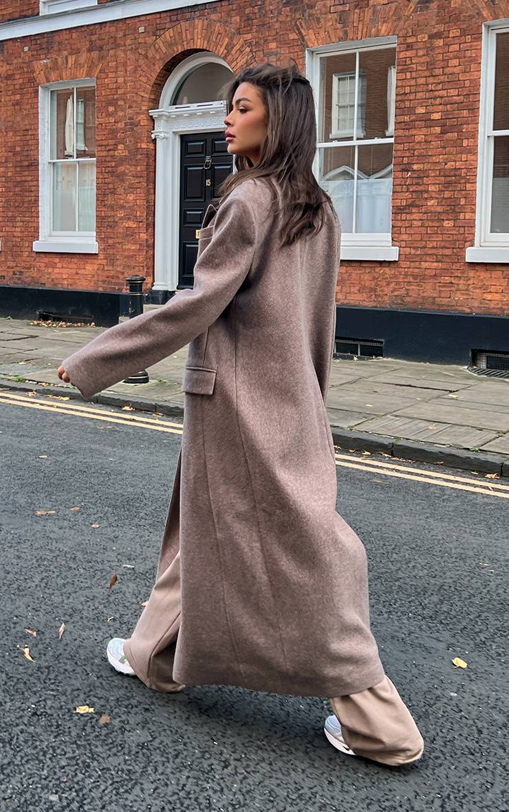 Champignon Manteau Structuré Oversized À Double Boutonnage