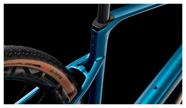 Vélo de Gravel Cube Nuroad C:62 Race Shimano GRX Di2 12V 700 mm Bleu Mineral Teal 2025