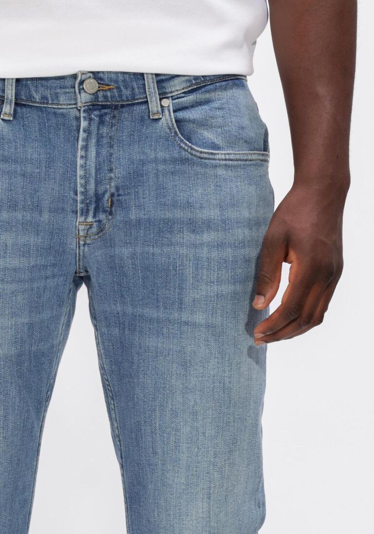blauwe 7 for all mankind straight leg jeans straight