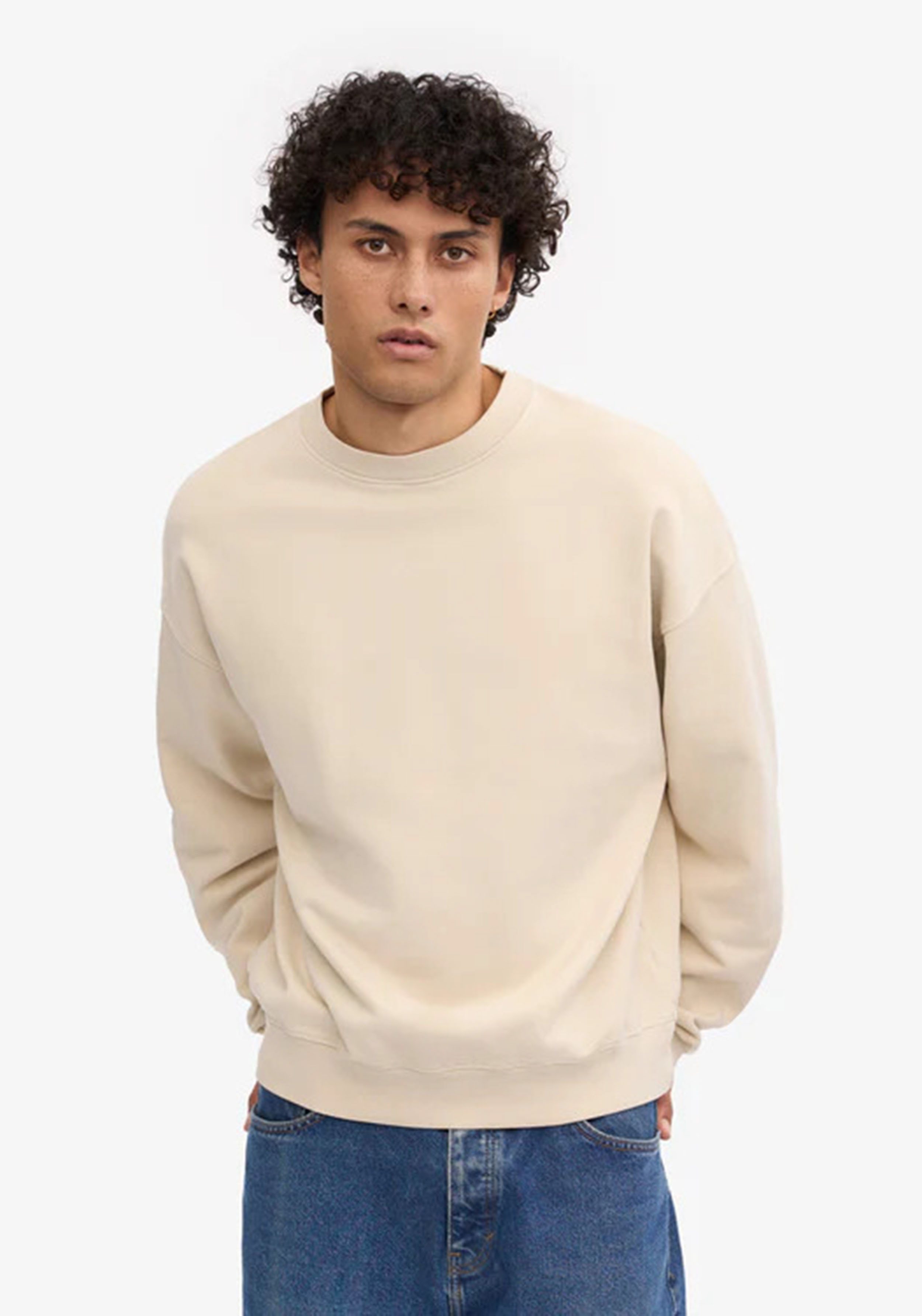 Colorful Standard Oversized Sweatshirt Ivory White