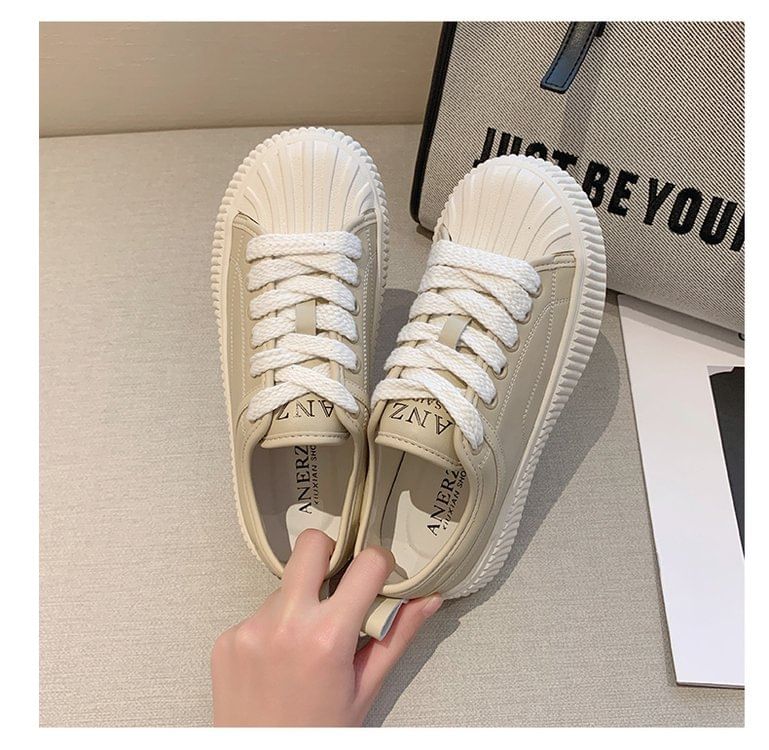 Asterisk - Platform veterschoenen