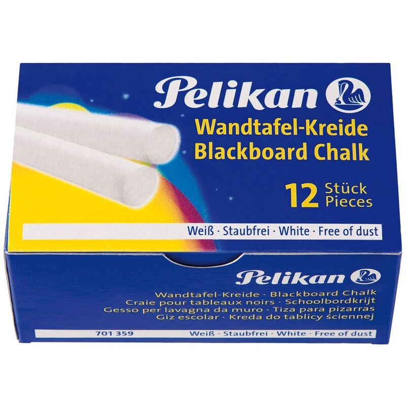 Pelikan Kreide, 12 Stück, weiss