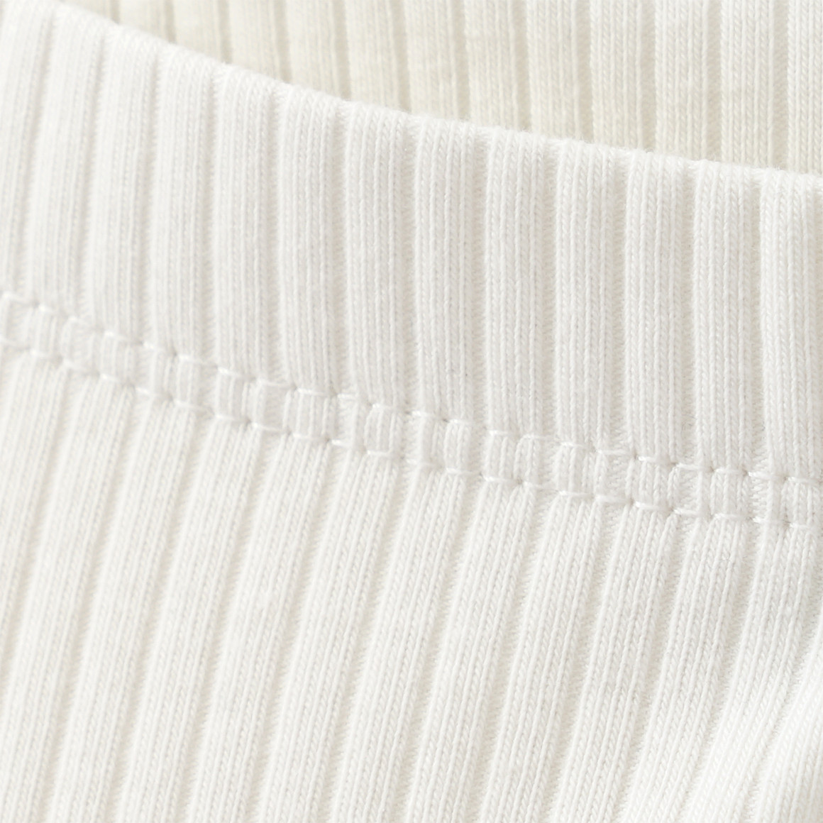 Topomini Baby Radler mit Ripp-Struktur cremeweiss