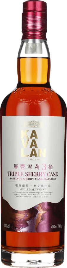 KAVALAN TRIPLE SHERRY CASK 70CL