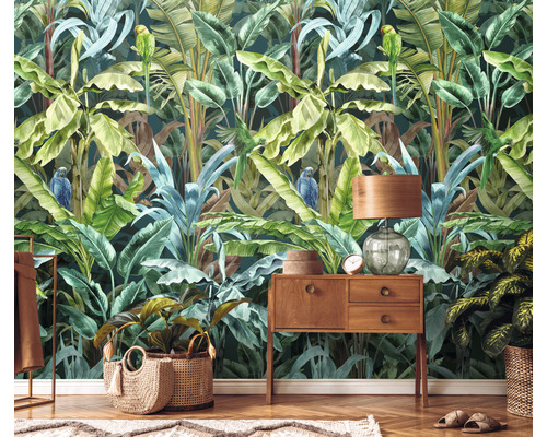 Vliesbehang 39186-1 The Wall II Jungle Green 3-delige set 159 x 280 cm