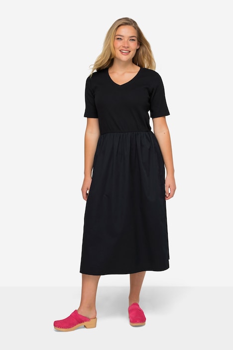 Kleid, Jersey/Web, Halbarm, OEKO-TEX