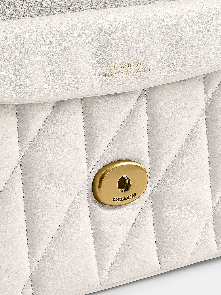 COACH Ledertasche - Umhängetasche TABBY creme