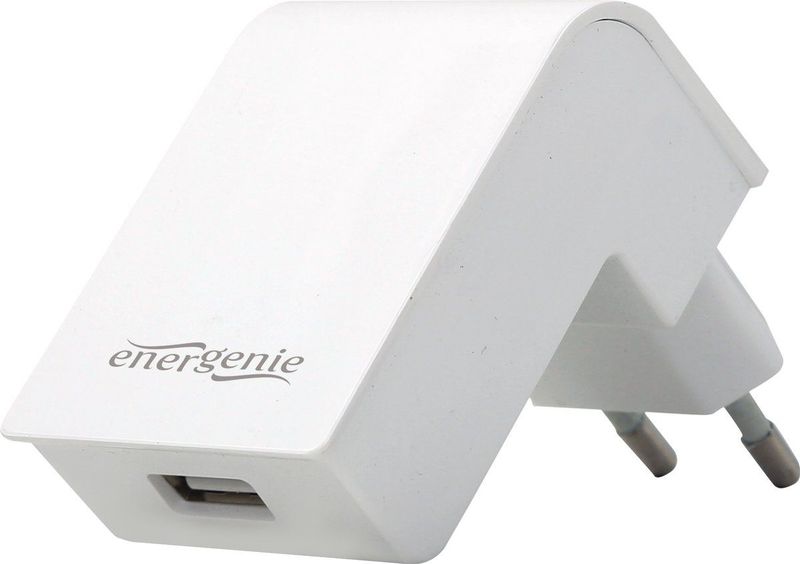 USB Thuislader - Haaks - Wit - 2,1A