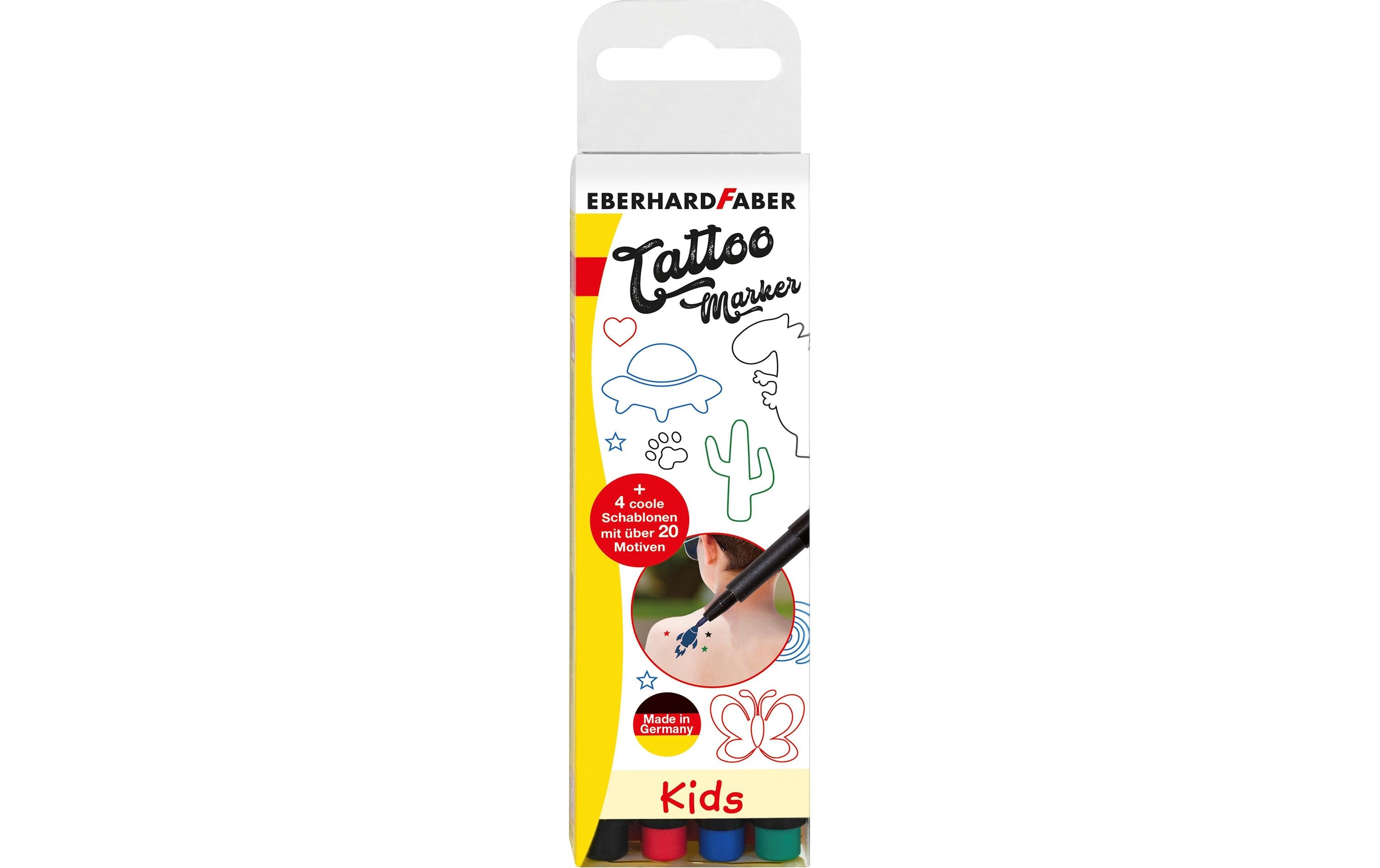 Tattoostift Set Kids, 4 StückStifte für den Tattoo-Trend