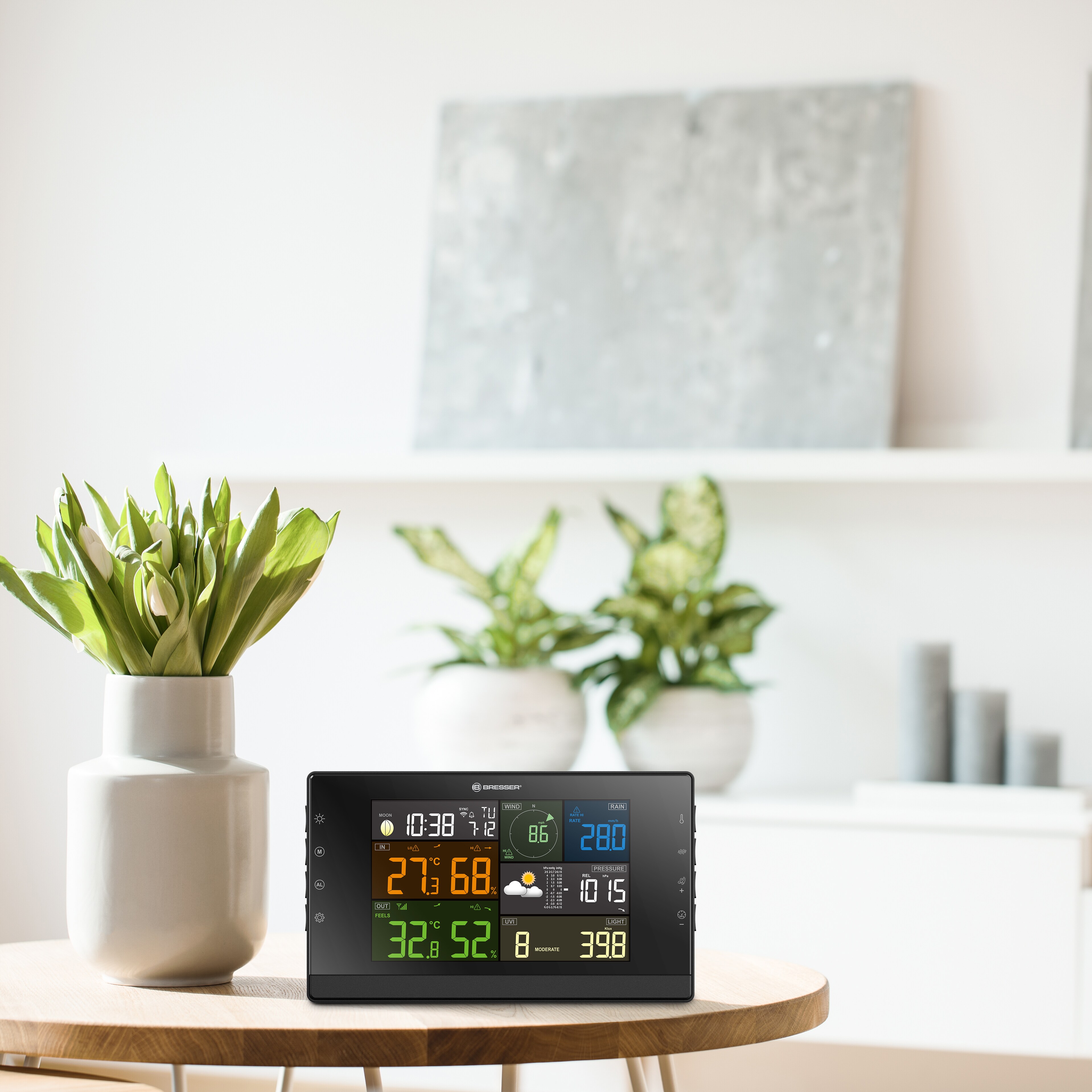 BRESSER WLAN-Wetterstation Profi-WSC mit 7-in-1-Sensor