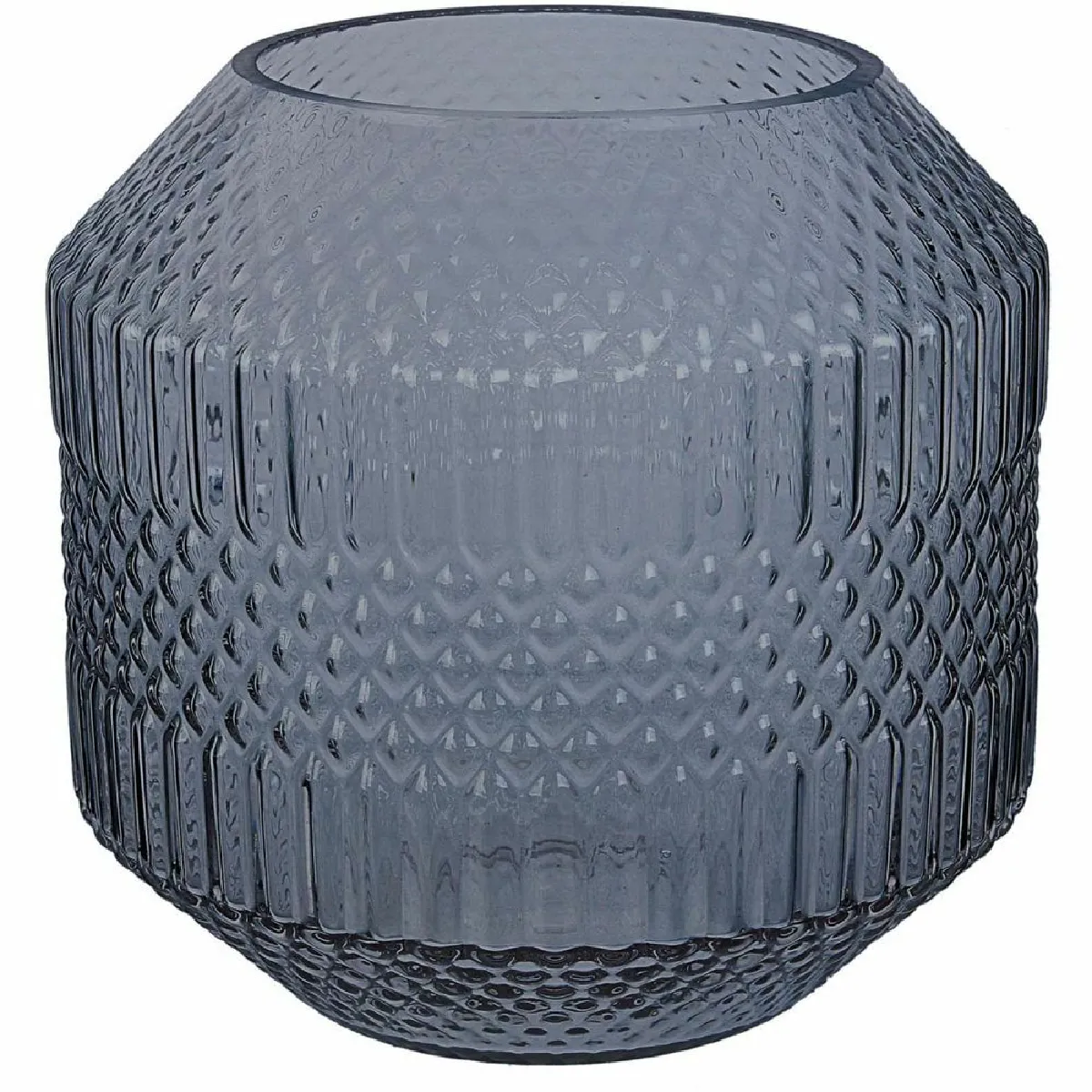 The Home Deco Factory Vase Origami Bleu
