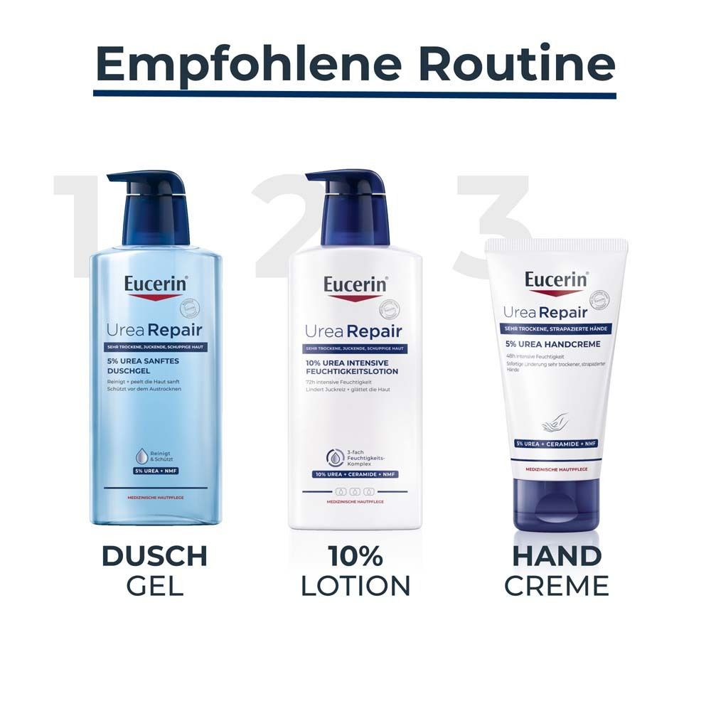 Eucerin® UreaRepair 5% Urea Handcreme – intensive Pflege für sehr trockene und strapazierte Hände