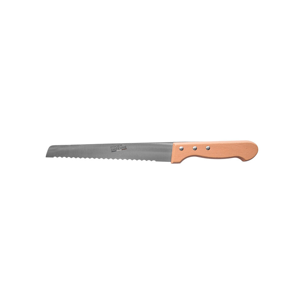 Roger Orfevre  Brødkniv, rosa - L19 cm.