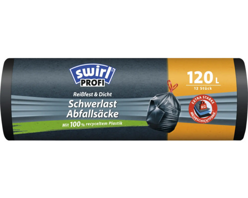 Zware afvalzakken Swirl 120 l 12 stuks