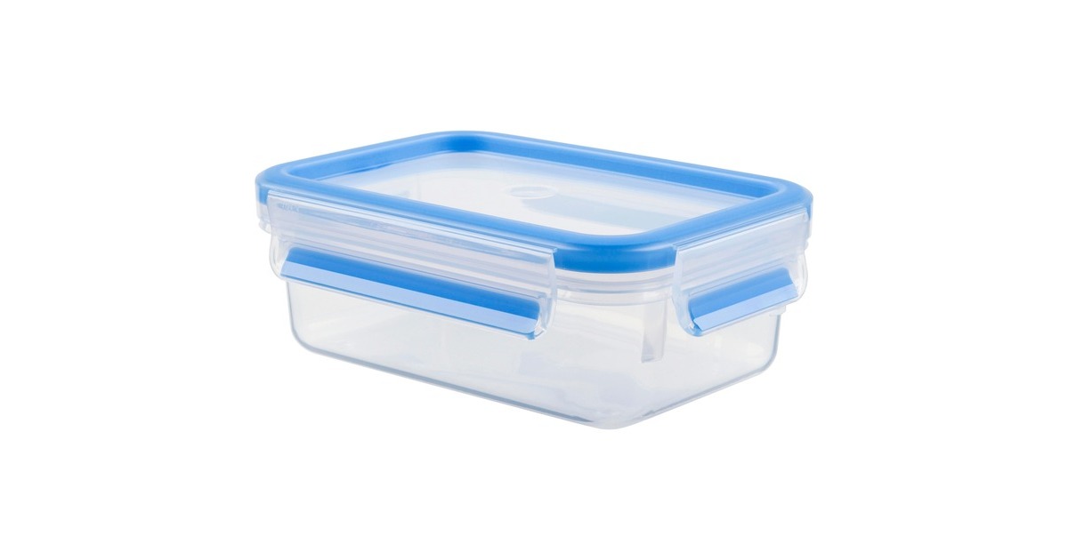 EmsaClip & Close Vershouddoos 0,55 l  (Transparant/blauw)