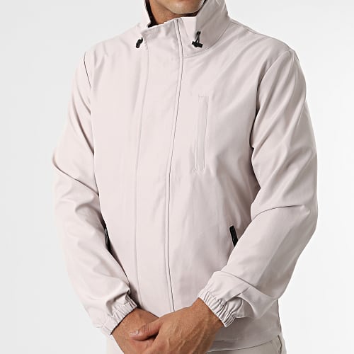 Ensemble Veste Zippée Et Pantalon Cargo AB326 Beige