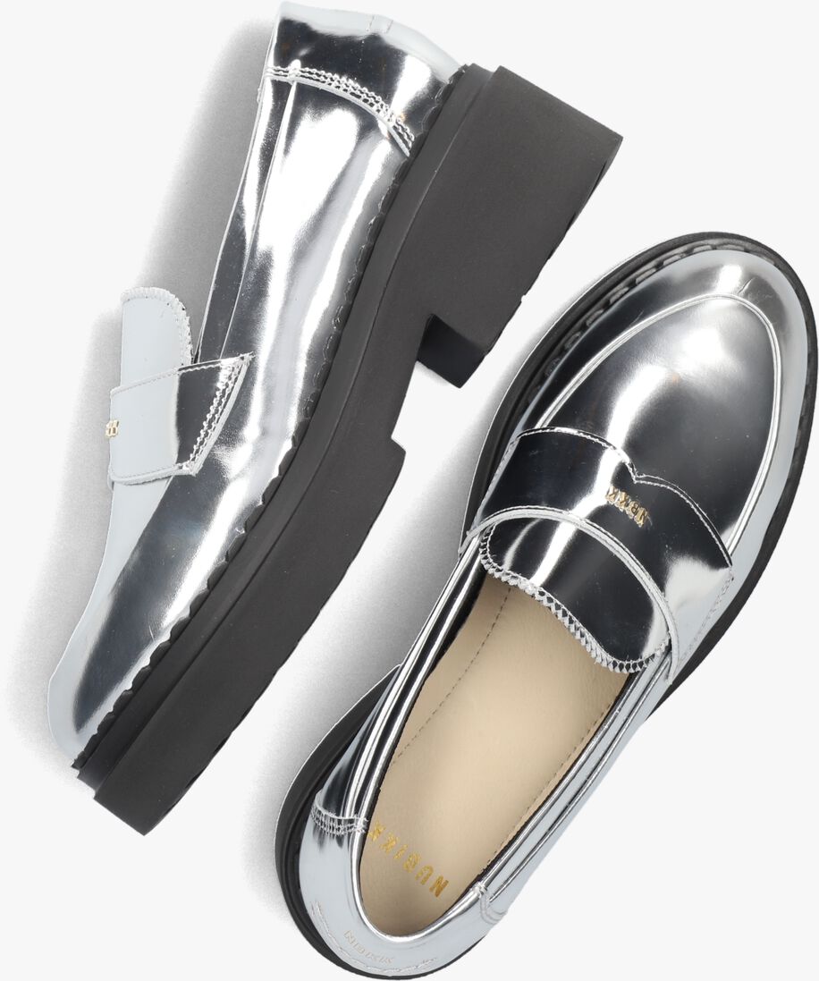 NUBIKK zilveren nubikk loafers frankie loafer