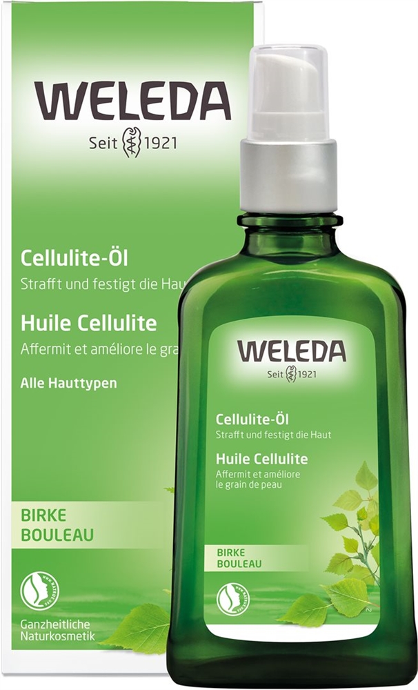 Weleda Cellulite-Öl<br>100 ml, Dispenser, Öl, Birke