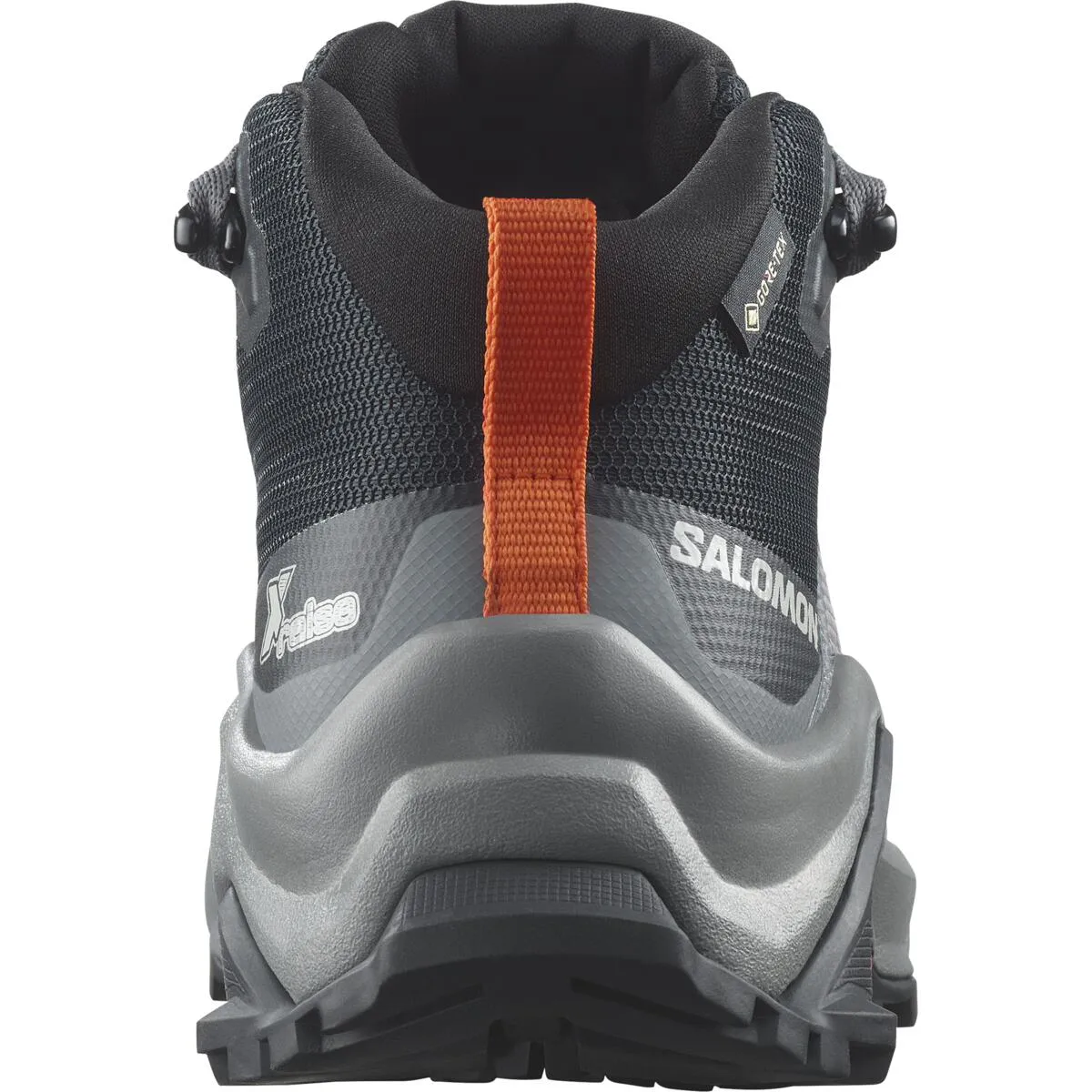 Salomon X Raise Mid Gore-Tex Black / Quiet Shade / Dragon Fire